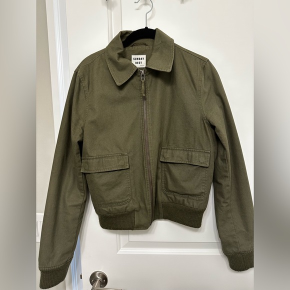 Aritzia Sundays Best Bomber Jacket - Picture 1 of 5